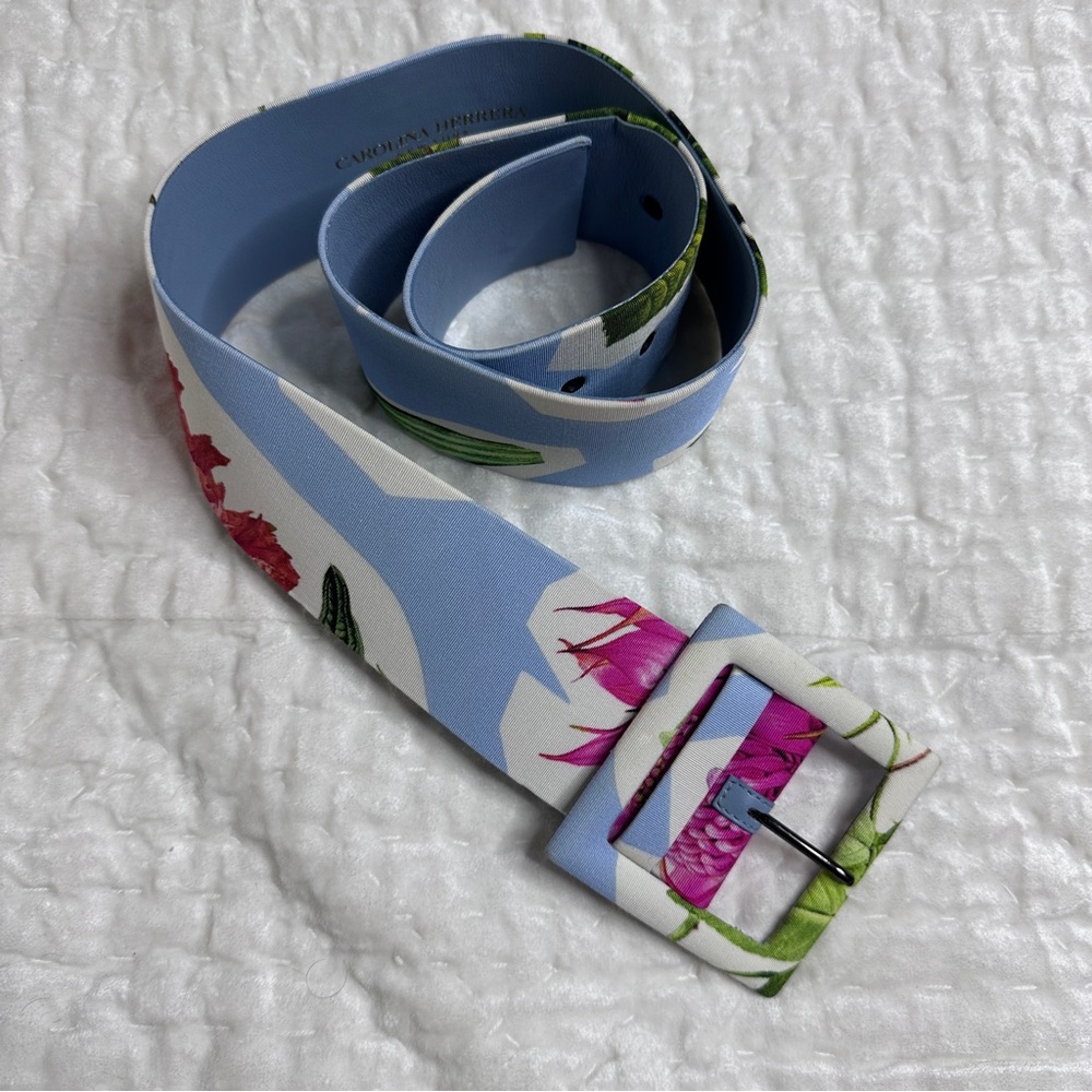 Carolina Herrera icon Floral Belt M - Picture 2 of 4